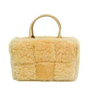 BOTTEGA VENETA Yellow Leather Intrecciato Tote Bag